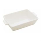 Refratário Porcelana Com Alça Basic Branco 23,5x5x15cm - Lyor