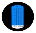 Refratômetro Brix 0-32% 2 Em 1 Açúcar Cerveja Caldo