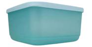 Refri Line Quadrado 650ml Aquamarine Tupperware