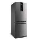 Refrigerador Brastemp Frost Free 443L Inox com Turbo Ice Inverse BRE57AK
