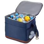 Refrigerador de carrinho de golfe RunNico, à prova de vazamentos, com capacidade de 16 L, azul marinho