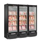 Refrigerador Expositor Vertical 1468 Litros Preto 127V Gelopar GCBC-1450