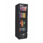 Refrigerador Expositor Vertical Frilux 300 Litros Preto Porta de Vidro 220V RF-003