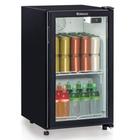 Refrigerador/Expositor Vertical GPTU-120PR Preto Frost Free c/ Condensador Estático e LED - Gelopar