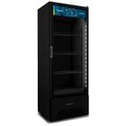 Refrigerador Expositor Vertical Metalfrio All Black Optima 497 Litros VB52AH 220V 220V