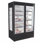 Refrigerador Expositor Vertical para Carnes Frilux 1200 Litros Preto 2 Portas de Vidro Aquecido 220V RF-006-C