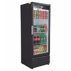 Refrigerador/ Expositor Vertical Visa Cooler RF-004 Porta de Vidro - Preto 410 L +2 a +8C Iluminação LED - Frilux