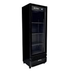 Refrigerador Expositor Vertical Vrs16 Todo Preto 410L Porta Vidro 220V Imbera