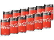 Refrigerante Lata Coca-Cola Zero 12 Unidades - 220ml