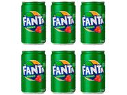 Refrigerante Lata Fanta Guaraná 6 Unidades - 220ml