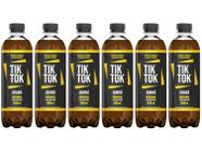 Refrigerante Tik Tok Guará Original Guaraná Zero Açúcar 6 Unidades 450ml