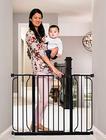 Regalo Easy Step 49-Inch Extra Wide Baby Gate, inclui kit de extensão de 4 polegadas e 12 polegadas, 4 pacotes de kit de montagem de pressão e 4 pacotes de kit de montagem de parede, preto