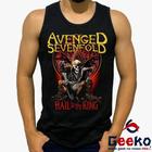 Regata Avenged Sevenfold 100% Algodão Hail to the King A7X Rock Geeko