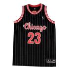 Regata Basquete Chicago M10 Sports Listrada Poliester Dry fit