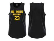 Regata Basquete LAL Los Angeles Esportiva Camiseta Academia Treino Basketball