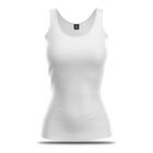 Regata Blusa Camiseta Feminina ADStore Academia Basica Tradicional Branco