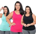 Regata Blusa Plus Size Esportiva Academia Tecido Viscolycra Premium