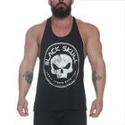 Regata body builder preto - black skull - clothing (p)