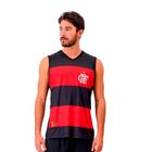 Regata Brasiline Flamengo Hoop Masculina - Preto/Vermelho - Braziline