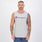 Regata Champion Muscle Script Logo Cinza