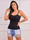 Regata de alcinha feminina blusinha básica lisa Blusa de alcinha blusinha