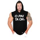 Regata De Capuz Masculino Machão Academia Fitness Personalizado O Pai Ta On