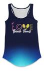 Regata Fem Love Beach Tennis Azul