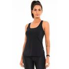 Regata Feminina Alto Giro Skin Fit Alongada Poliamida Leve