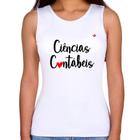 Regata Feminina Ciências Contábeis por amor - Foca na Moda