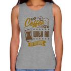 Regata Feminina Coffee With An Attitude - Foca na Moda