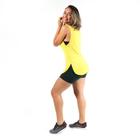 Regata Feminina DryFit Comprida Fitness Recorte lateral tapa bumbum - Bem Fit