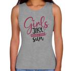 Regata Feminina Girls Just Wanna Have Sun - Foca na Moda