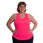 Regata Feminina Plus Size Blusa Academia Dry Fitness Malha Fria