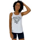 Regata Feminina Recorte Nadador MXD Conceito Skull Roses