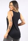 Regata Fitness Longa Tapa Bumbum Lisa Blusinha Leve Soltinha Academia Barata Atacado - Golden Modas