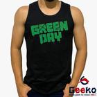 Regata Green Day 100% Algodão Rock Geeko