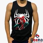 Regata Homem-Aranha 100% Algodão Spiderman Geeko