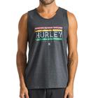 Regata Hurley Jam Oversize SM25 Masculina Mescla Preto