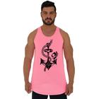 Regata Longline Estampada Masculina MXD Conceito Ancora Marinha