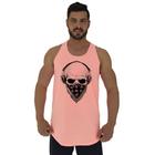 Regata Longline Estampada Masculina MXD Conceito Caveira Gangster