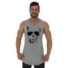 Regata Longline Estampada Masculina MXD Conceito Ghost Skull