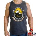 Regata Lufa Lufa 100% Algodão Harry Potter Hogwarts Hufflepuff Camiseta Regata Geeko 08