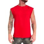 Regata machão lisa masculina malha 100% algodão camiseta casual fitness corte estilo a fio