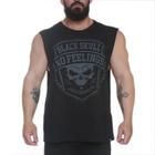 Regata machao no feelings preto - black skull - clothing (xxl3)