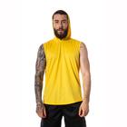 Regata Masculina Amarela Capuz Oversized Longline Academia