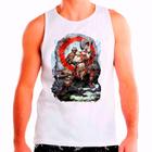 Regata Masculina Branca Kratos God of War 05