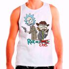 Regata Masculina Branca Rick and Morty 27