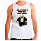 Regata masculina turma chaves camiseta Senhor barriga