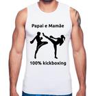 Regata Papai e Mamãe 100% Kickboxing - Foca na Moda