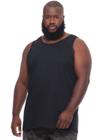 Regata Plus Size Masculina Anistia Tradicional Lisa Preta